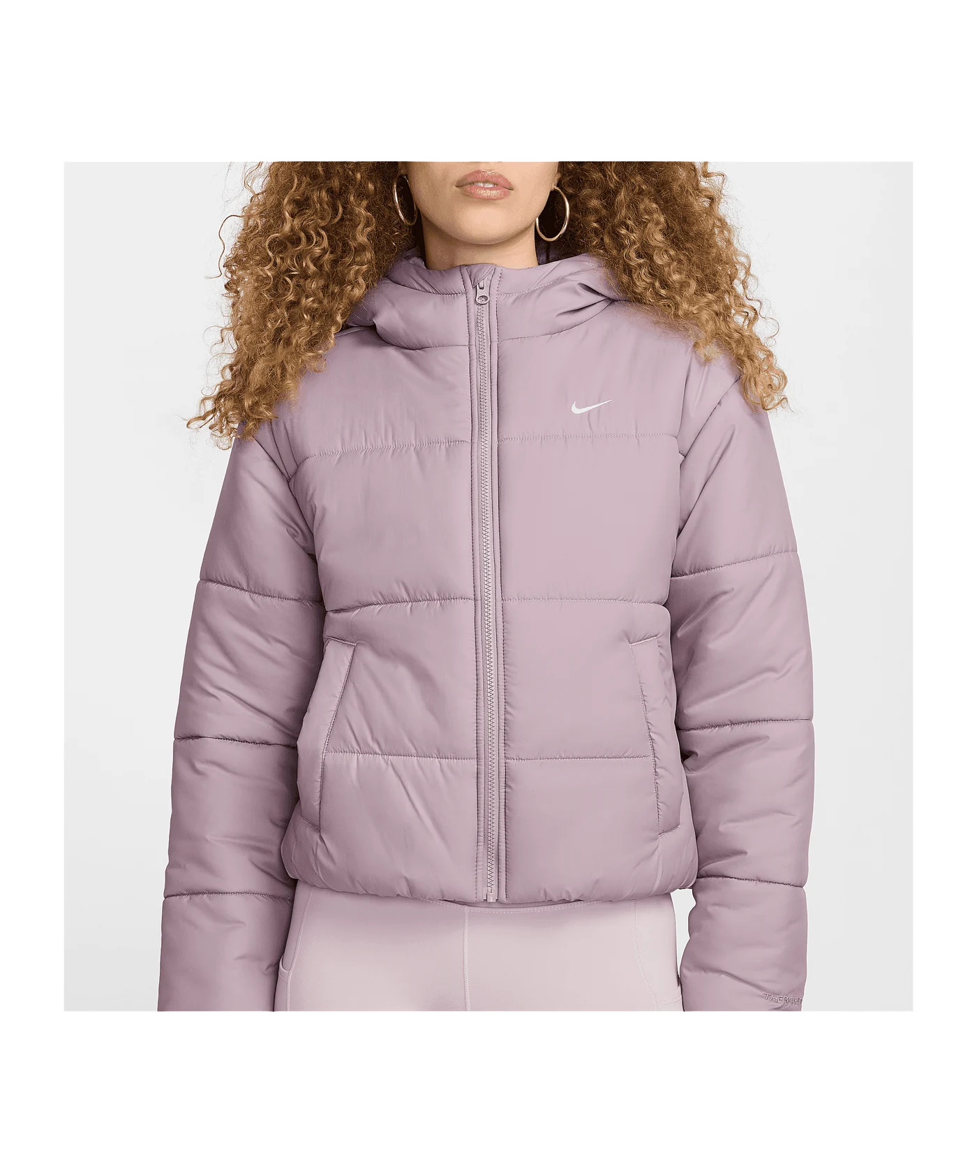 Nike Synfleece Classic Puffer Jacke Damen Lila F226