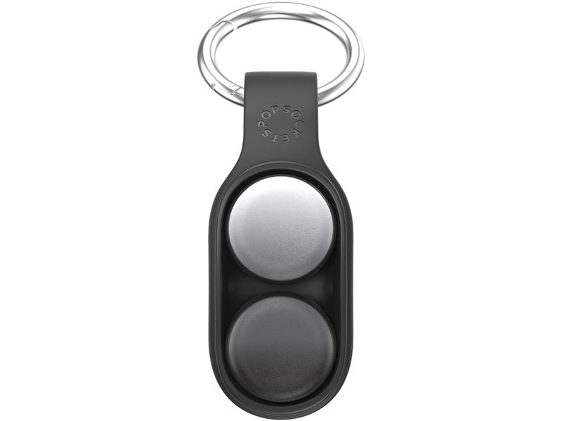 PopSockets Schlüsselanhänger PopPucks Starter Pack Black Fl Schlüsselring mit Trickmagnet