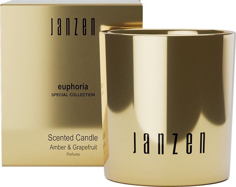 JANZEN Scented Candle - Euphoria - Geurkaars - Warm en Oosters - 280 gram