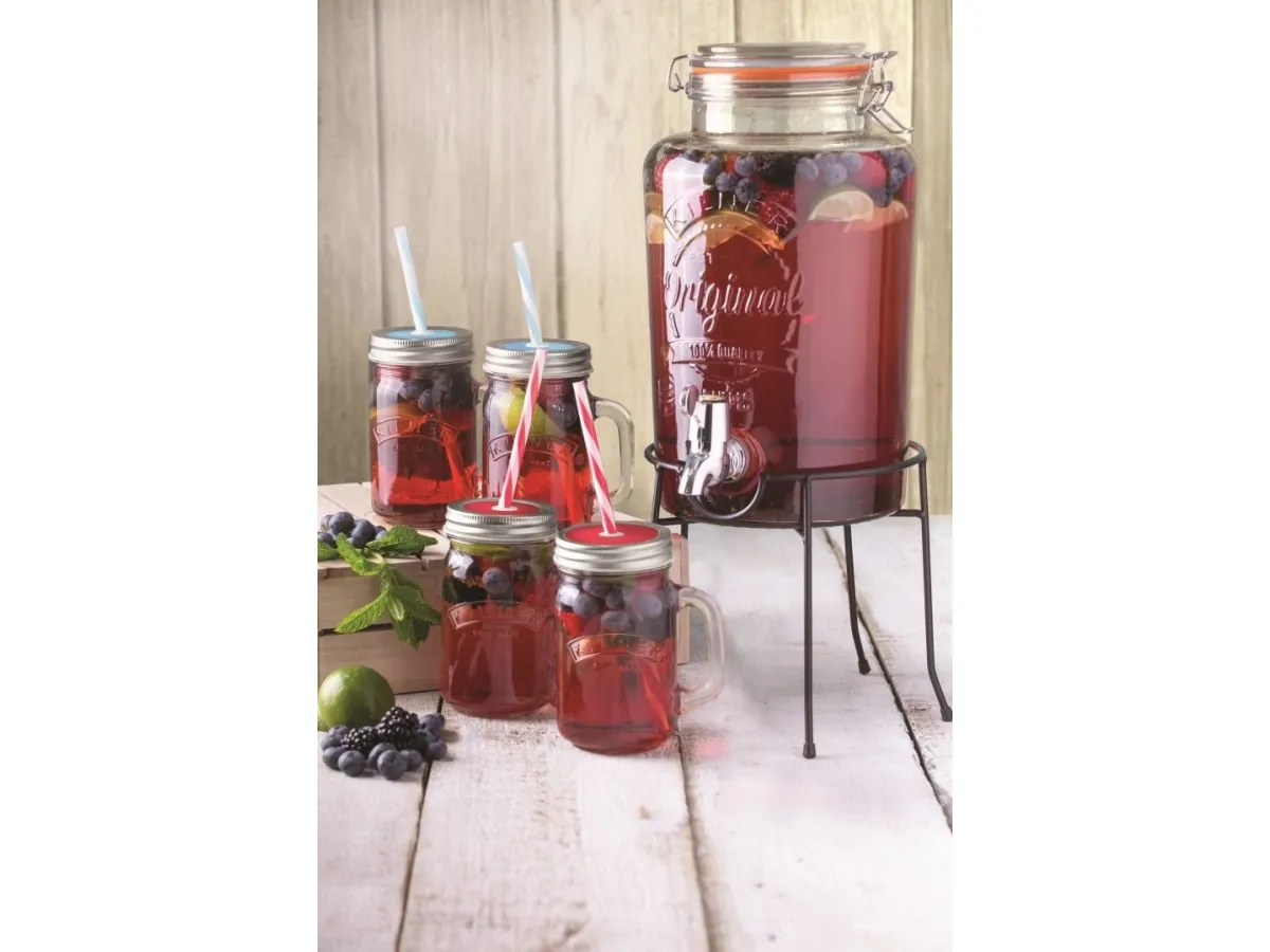 Stativ til Glasbeholder Kilner® stål sort - passer til 123845 og 46 stål sort