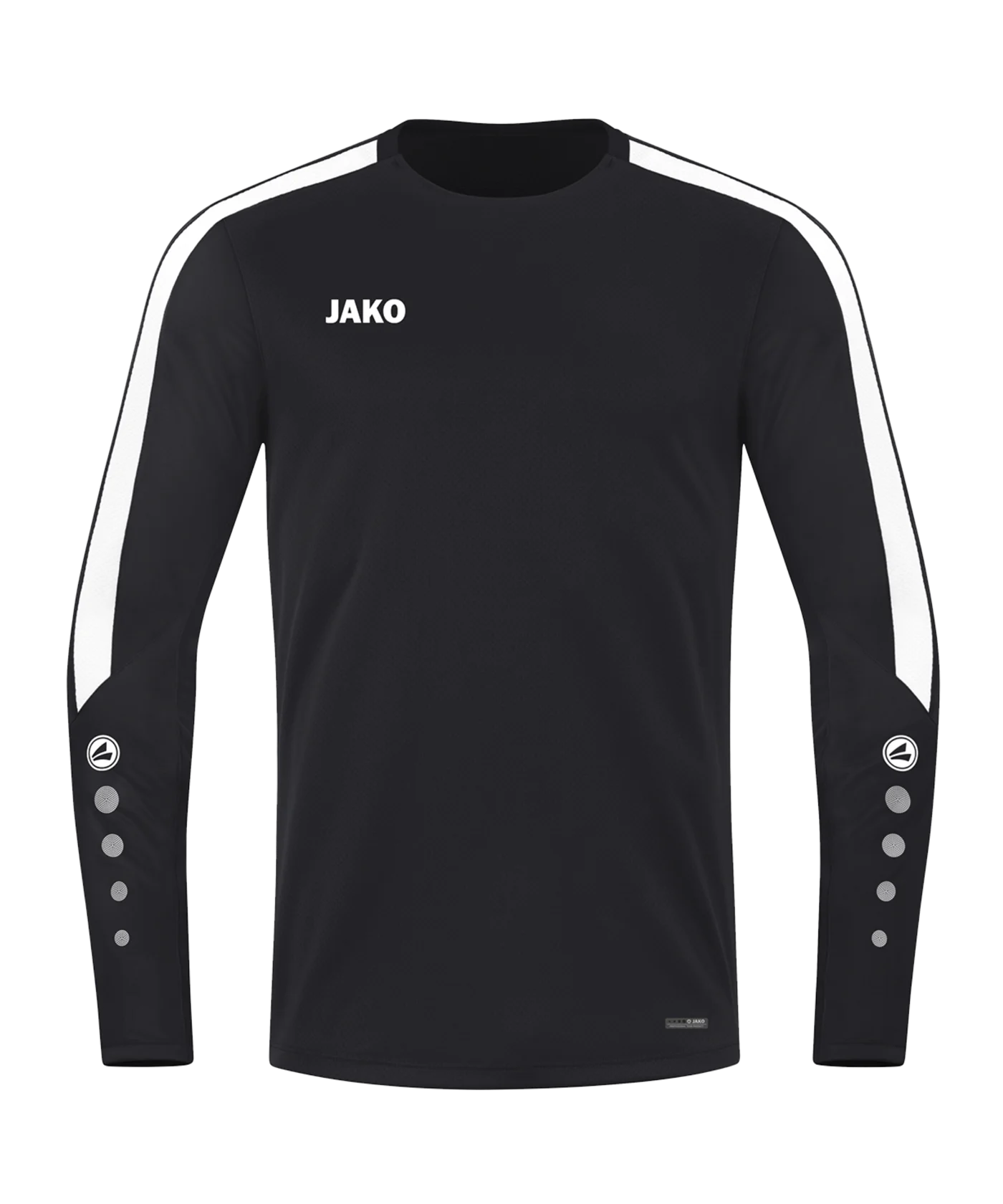 JAKO Power Sweatshirt Kids Schwarz Weiss F800