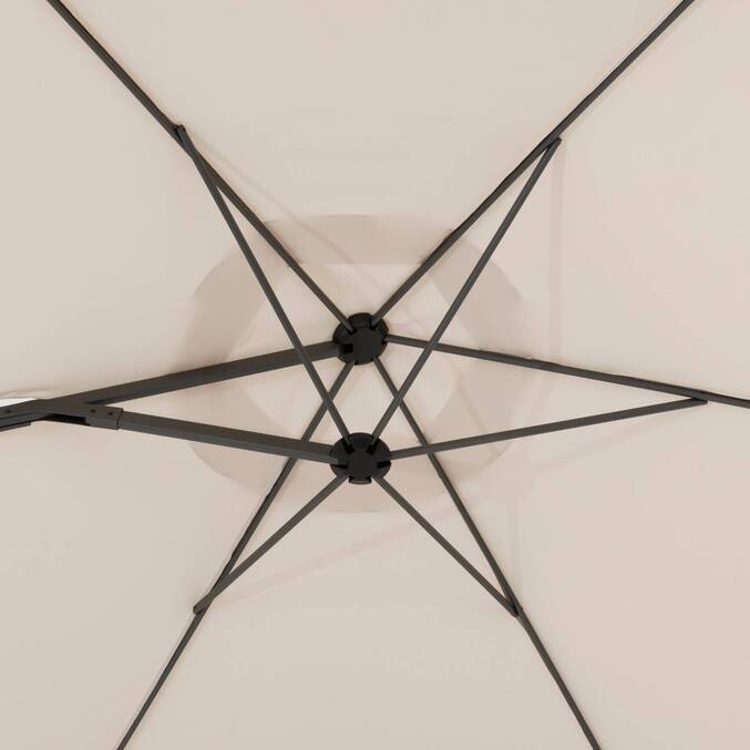 Parasol déporté rond NAULIA Blé