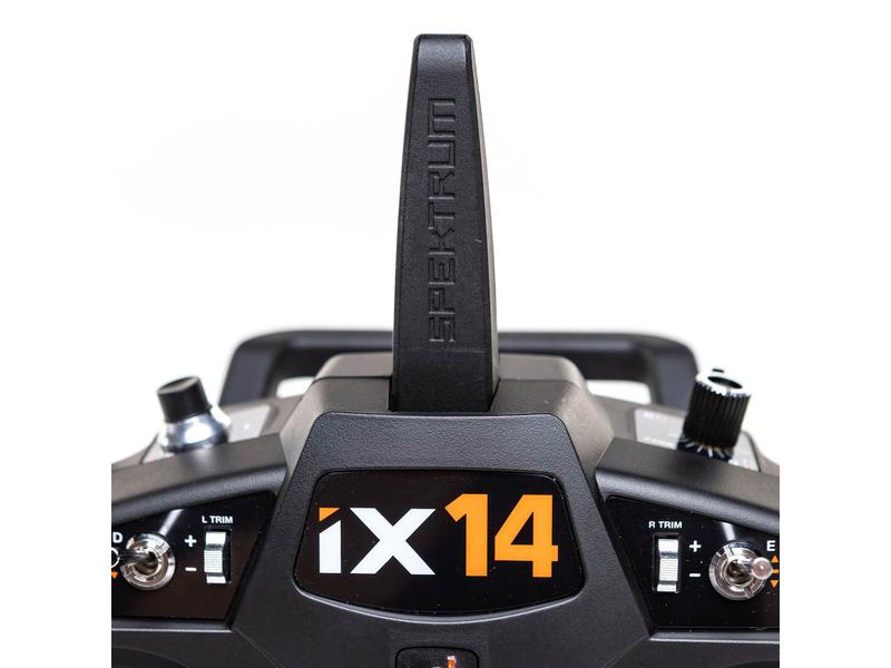 Spektrum Fernsteuerung iX14 DSMX 14 Kanal (nur Sender) Professioneller 14-Kanal Sender für Flugmodelle