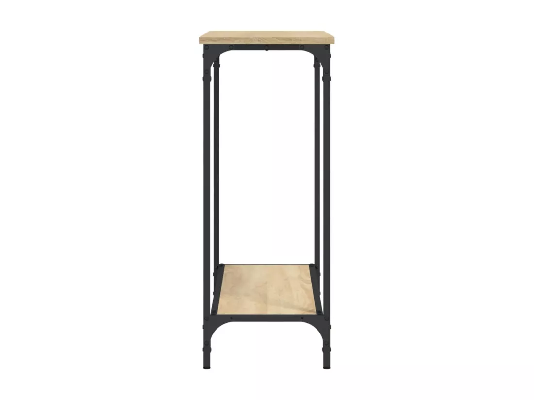 Table console chêne sonoma 101x30,5x75 cm bois d'ingénierie