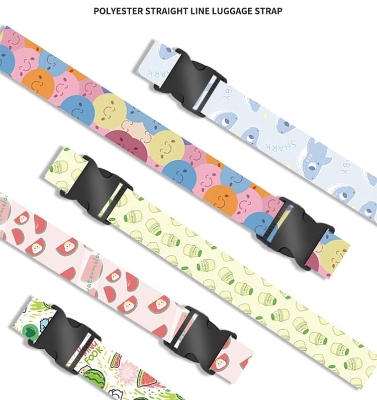 Worthbuy - Bagageriem met print (verschillende ontwerpen)