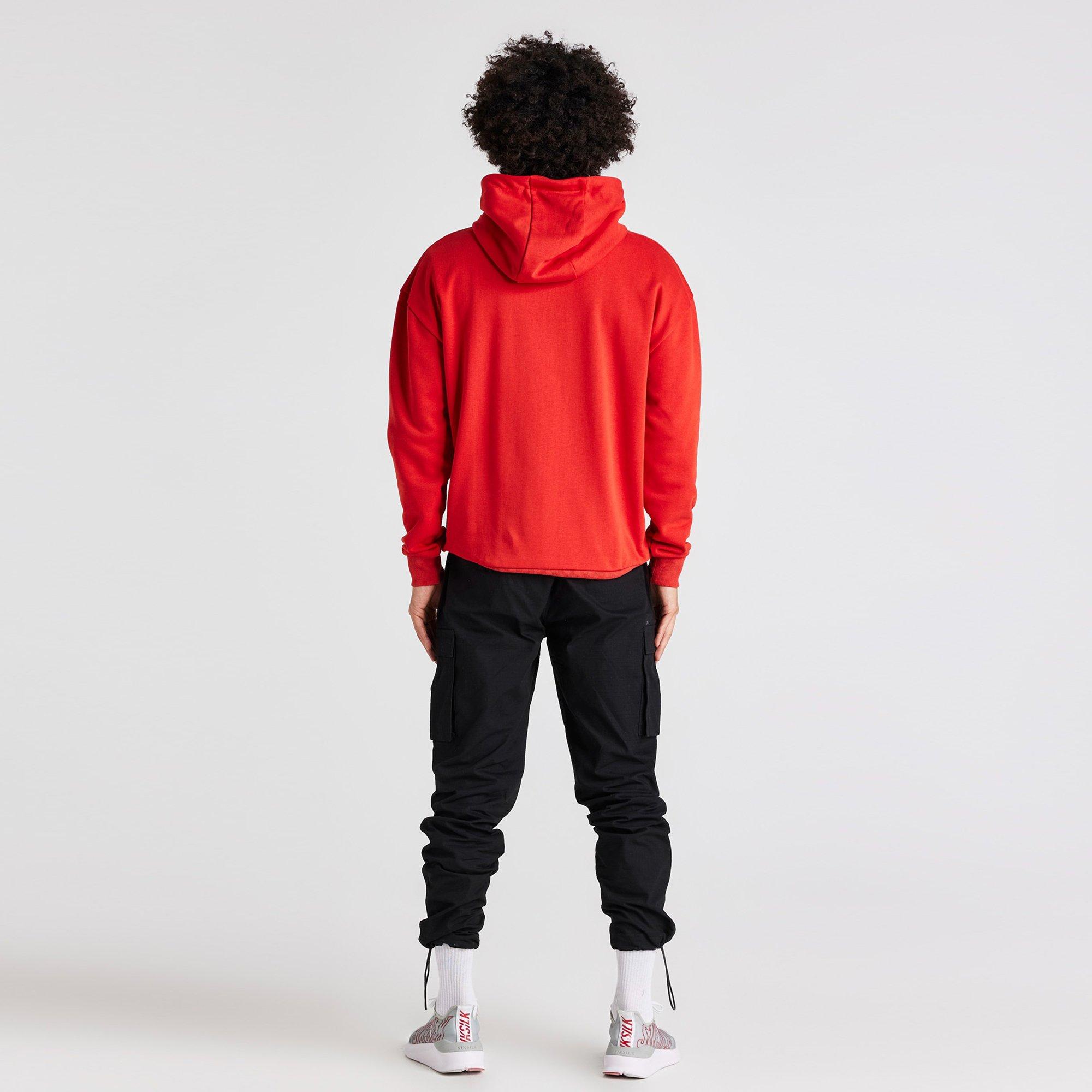 SikSilk Ecru Varsity Anniversary Print OTH Hoodie Mens