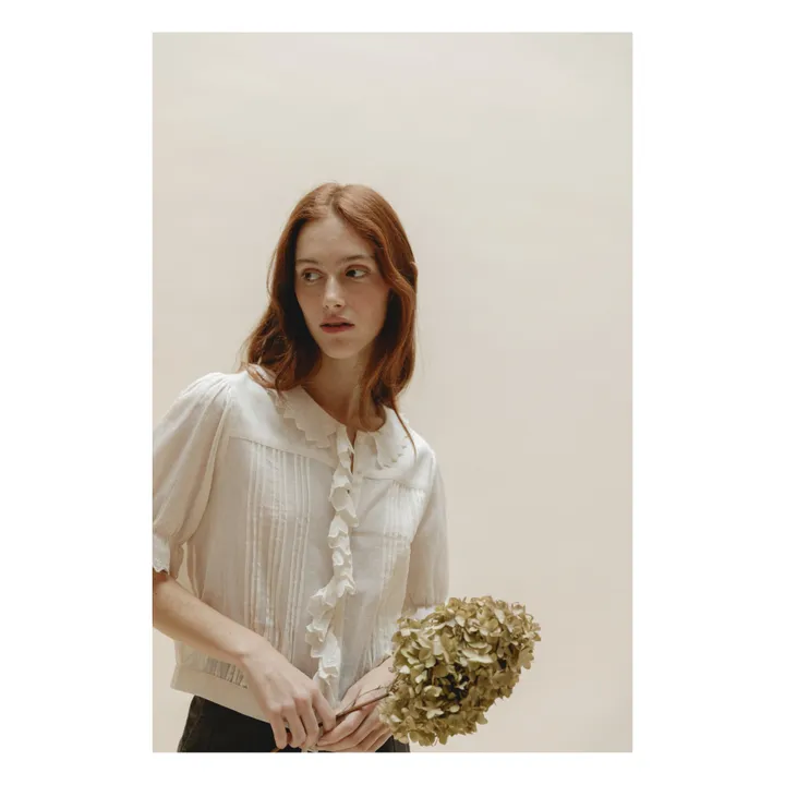 Emile et Ida Blouse Zober Brodée - Collection Femme | Ecru