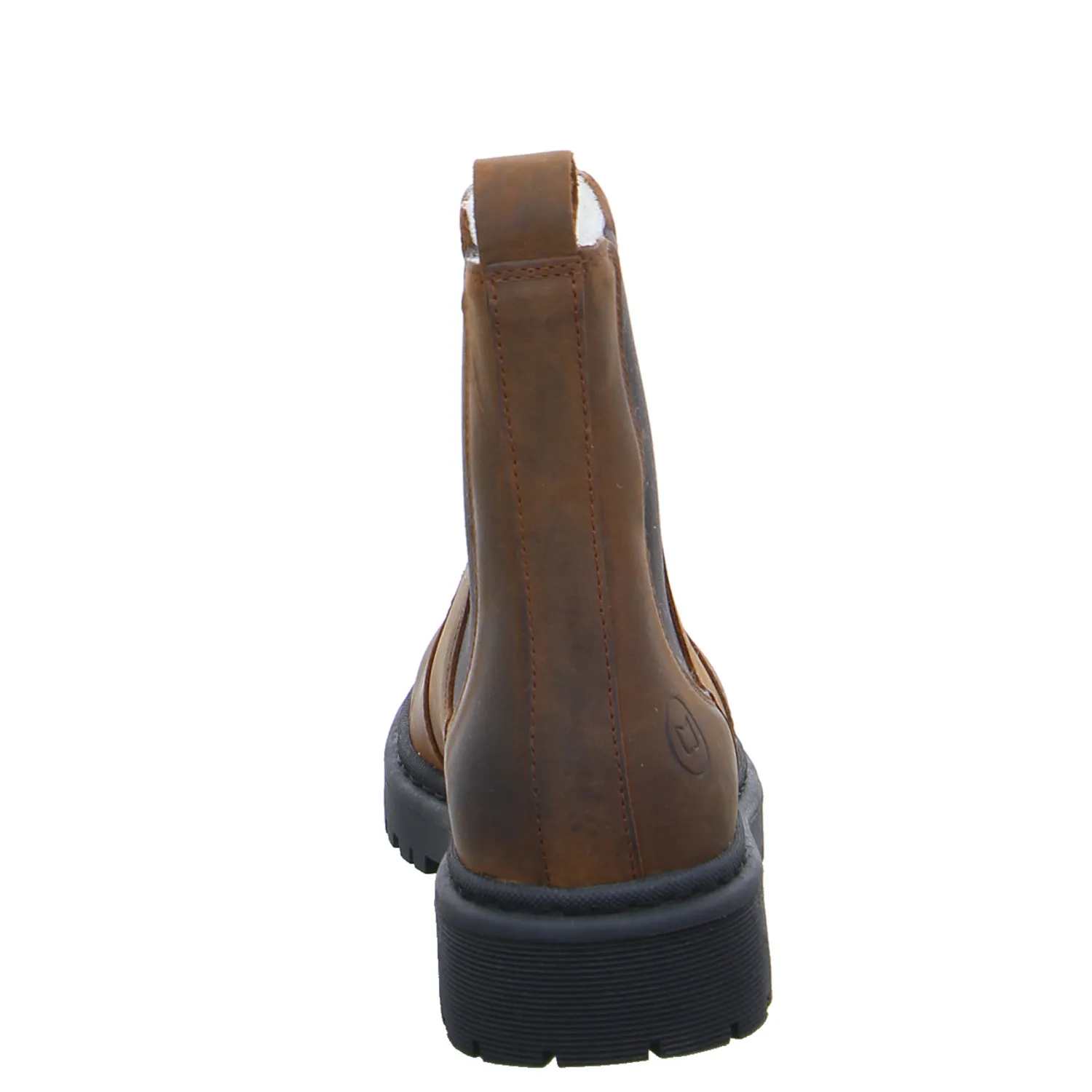 SCHUHENGEL Boot Braun Leder  mit Wollfutter