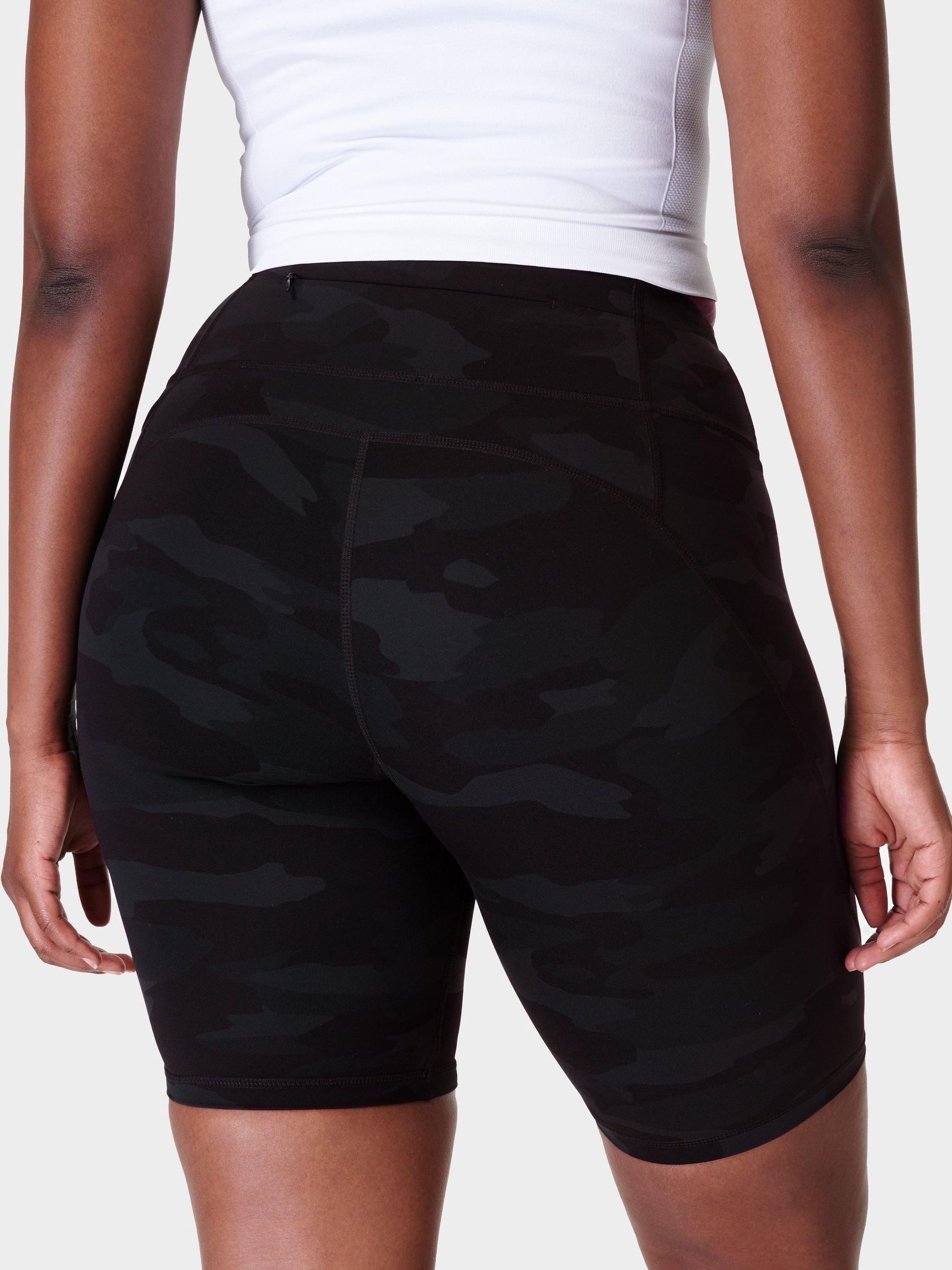 Zwart - Sweaty Betty Power bikershort van 9