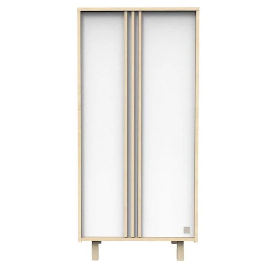Nature Armoire 2 Portes   Chêne Velours - blanc        de               Sauthon Baby's Sweet Home