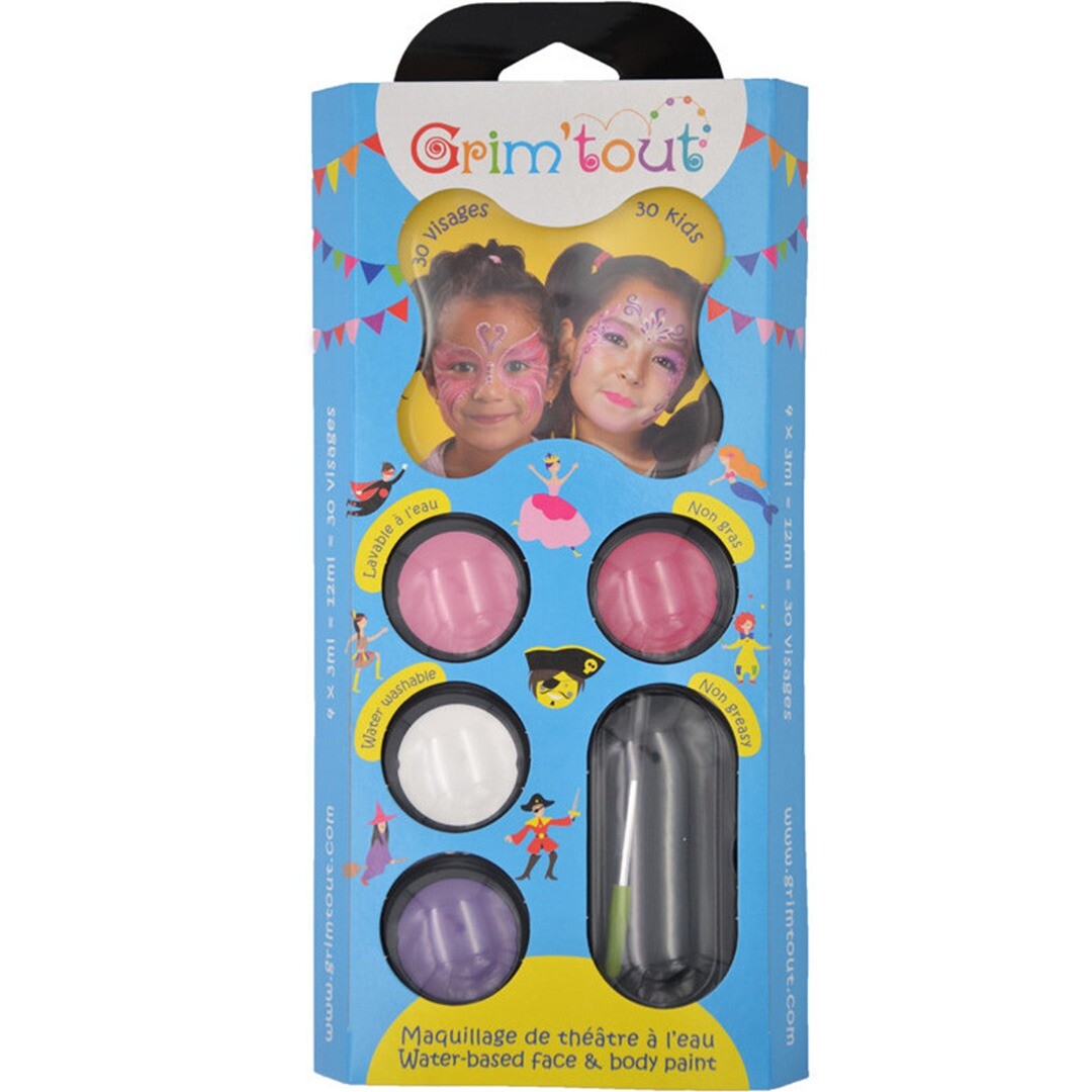 Grim'tout schminkset 4 kleuren - vlinder