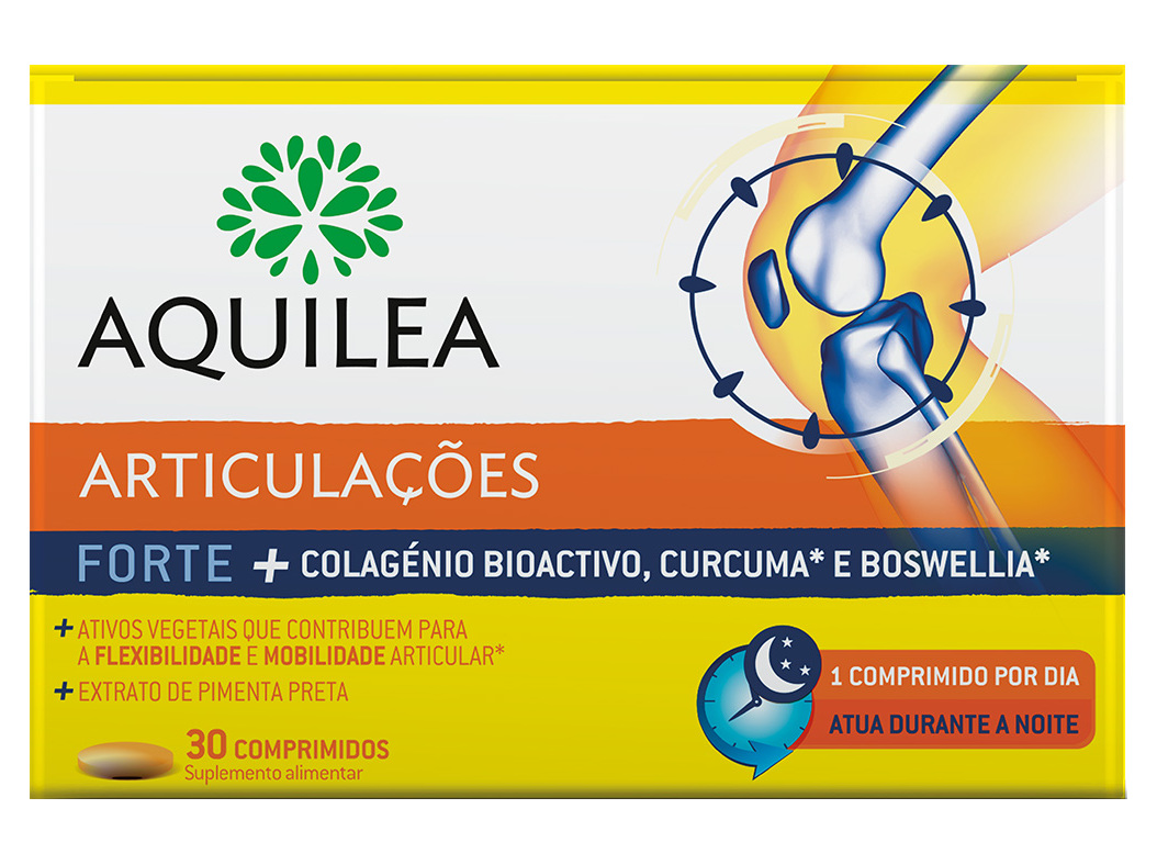 SUPLEMENTO AQUILEA ARTICULAÇÕES FORTES 30 COMPRIMIDOS
