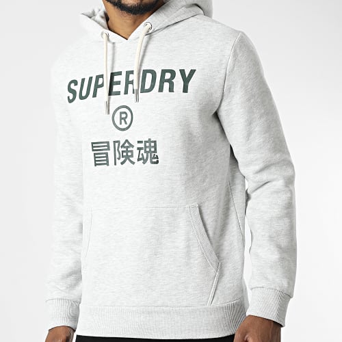 Sweat Capuche M2011828B Gris Chiné