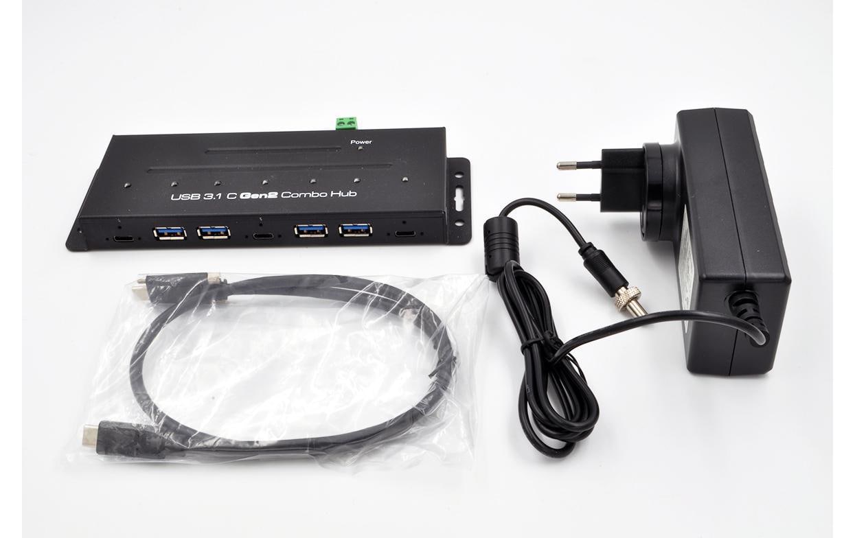 USB-Hub EX-1247HMVS<br>7-Port-USB-Hub mit Metallgehäuse