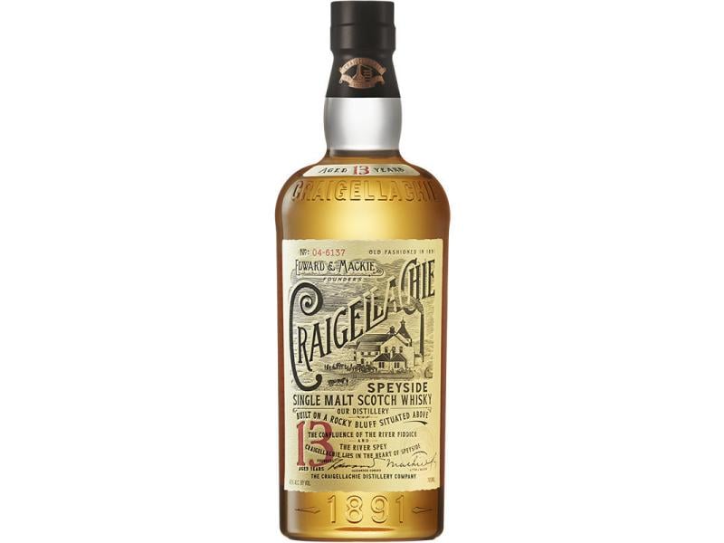 Craigellachie Whisky 13 Jahre 0.7 l Hochprozentige Spirituosen Spezialität aus Schottland