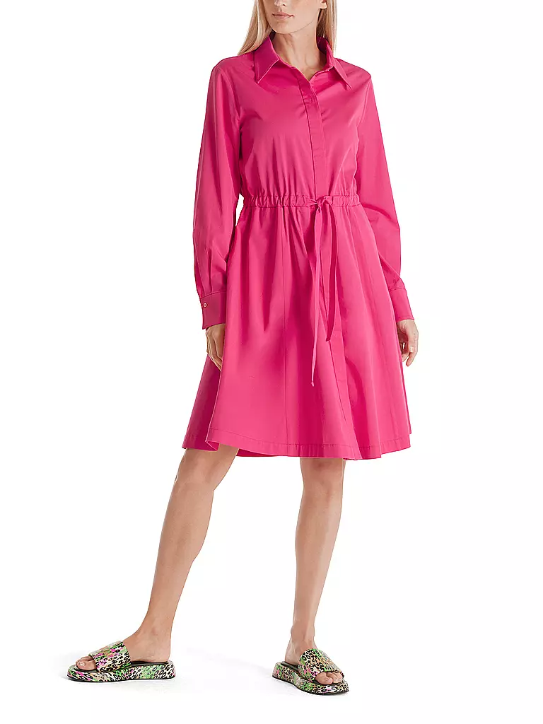 MARC CAIN Hemdblusenkleid pink