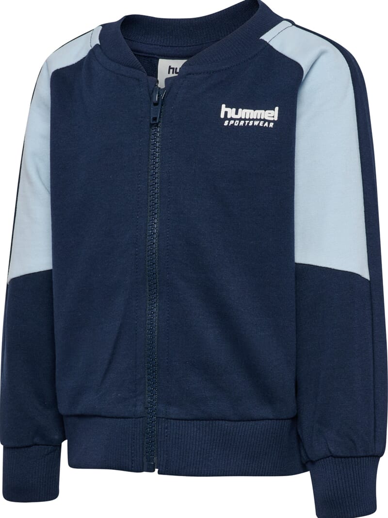Mini Loose Block Zip Jacket skyway - Hummel - Rumpetroll