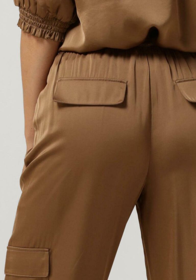 MINUS camel minus cargobroeken selva mid waisted cargo pant