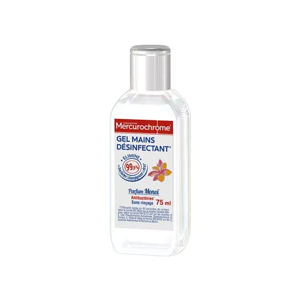 Gel antisséptico para mãos com mercurocromo Monoi 75ml