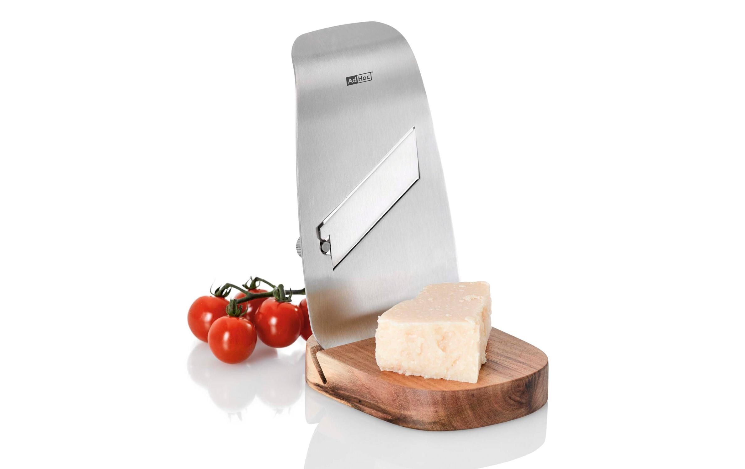Gourmet-Hobel Tufo Braun/SilberGourmet-Hobel mit Holzständer