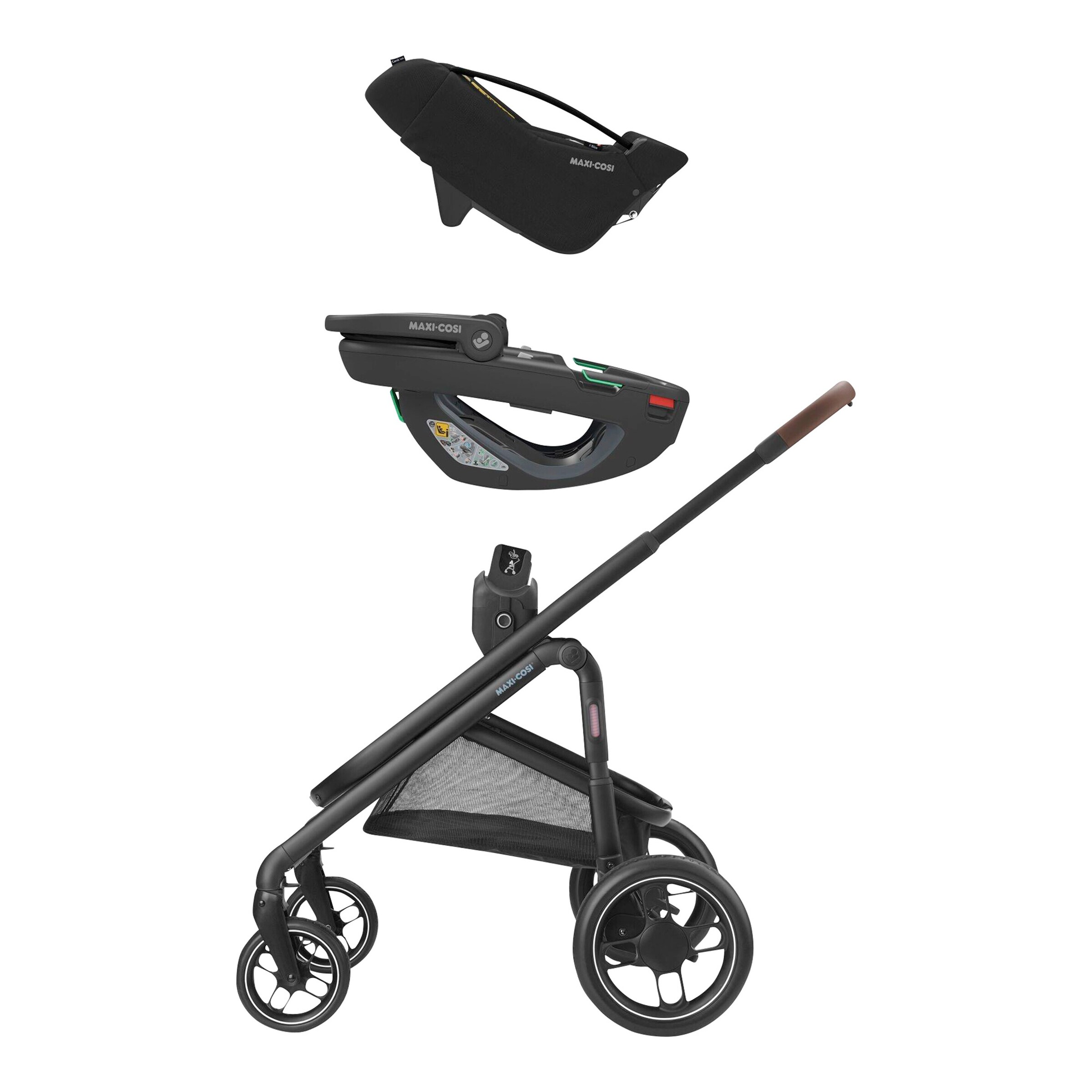 Maxi-Cosi Babyschale Coral 360 i-Size essential black