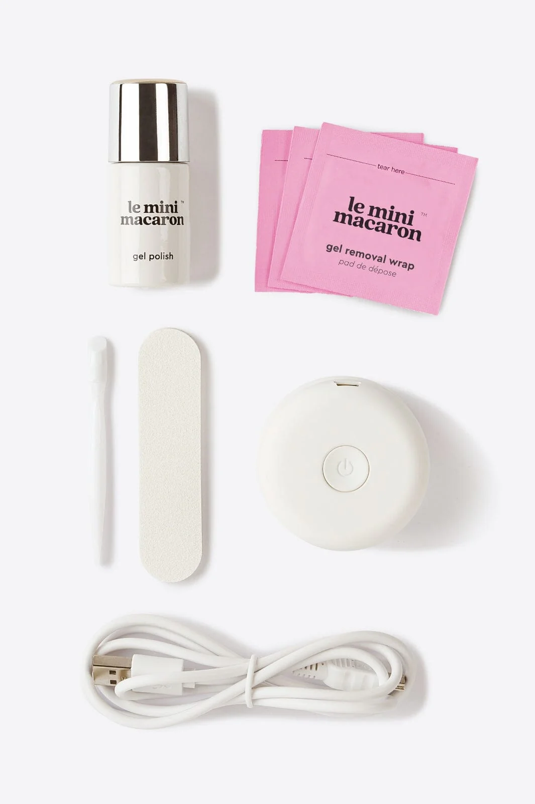 Le Mini Macaron Gel Manicure Kit milkshake