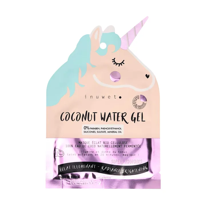 Inuwet Masque visage éclat en bio cellulose