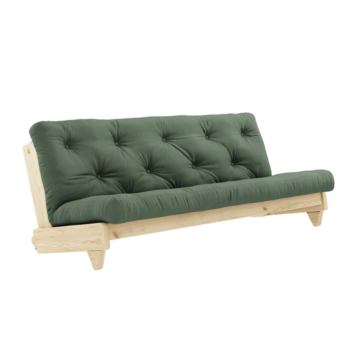 Karup Design - Fresh Schlafsofa, 140 x 200 cm, olivgrün (756)