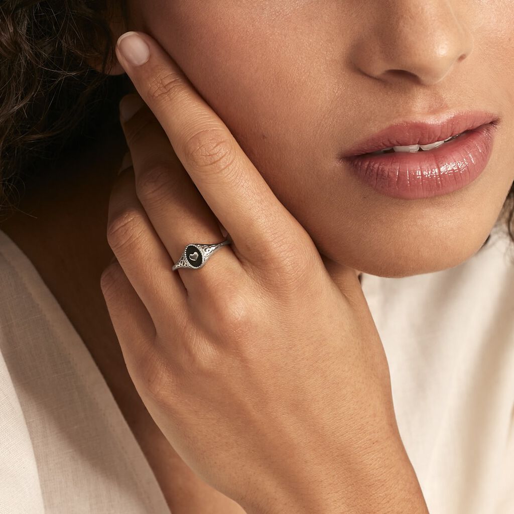 Chevaliere Argent Blanc Princesse