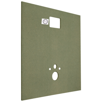 Toilet achterwand MDF vochtwerend 122x100cm 15mm