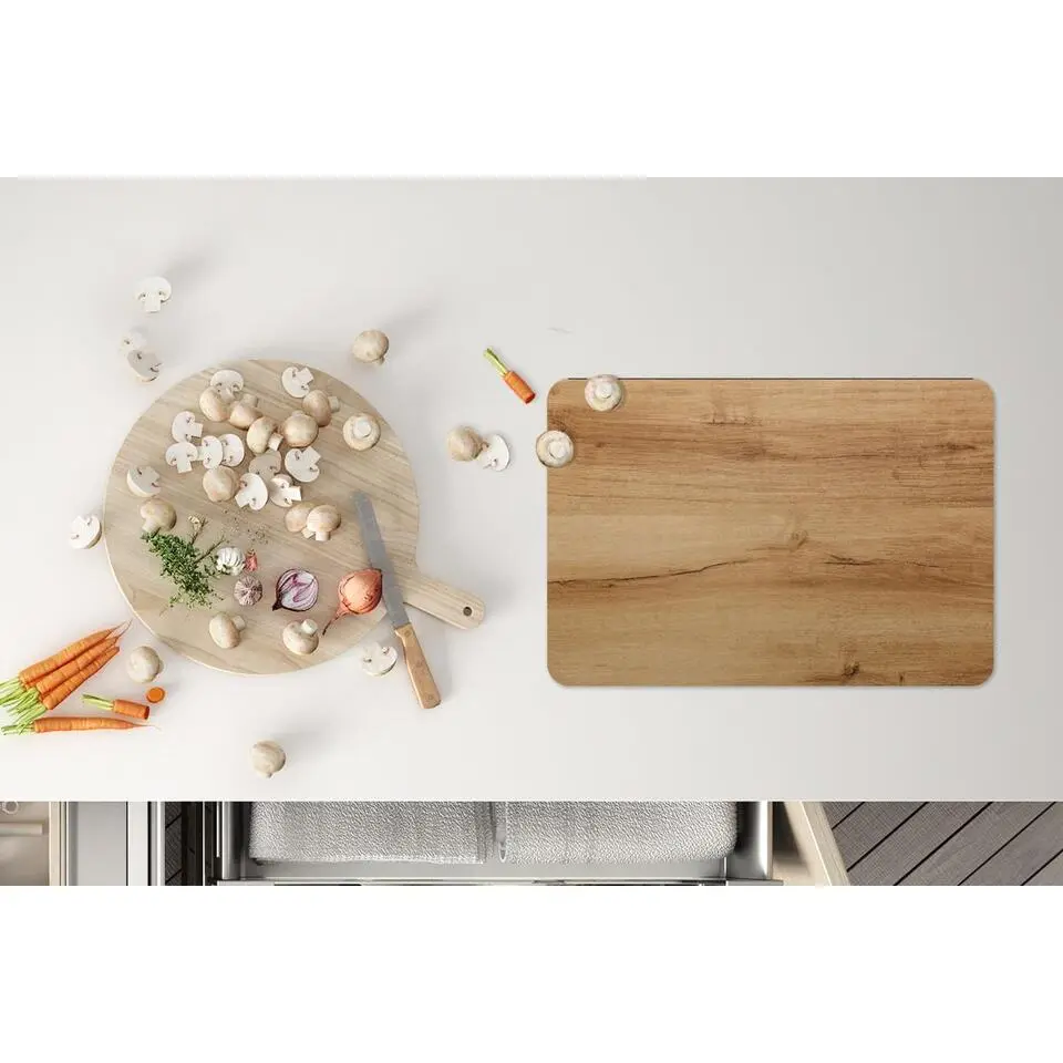 MuchoWow Placemat (6stuks) 45x30cm Houtlook Bruin Hout