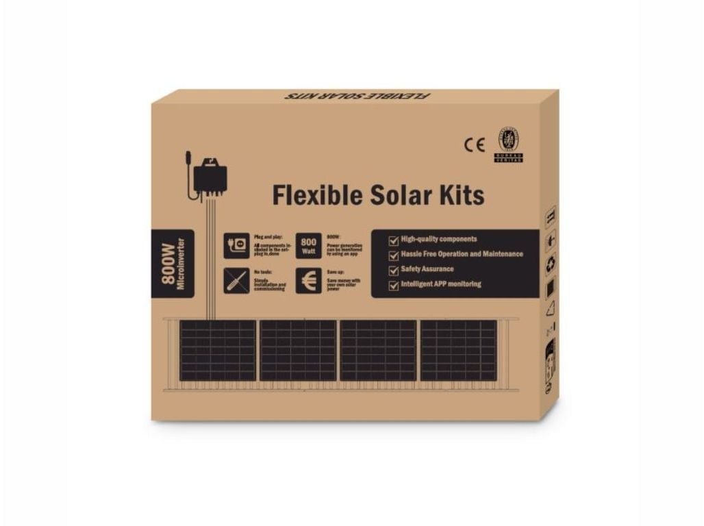 PAINEIS SOLARES FLEXIVEIS PARA VARANDA ENGEL PS0400F (PACK DE 4 PAINEIS 800W)