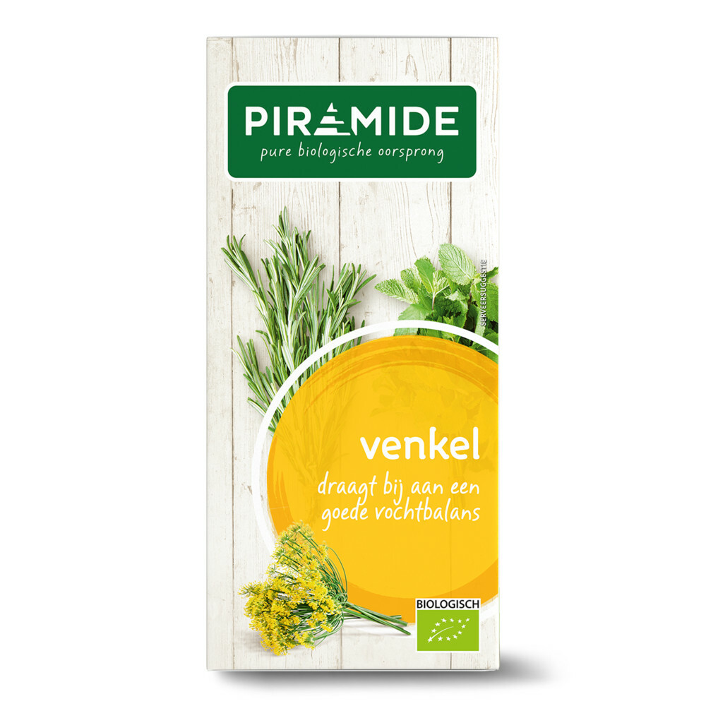 3x Piramide Kruidenthee Bio Venkel20 stuks