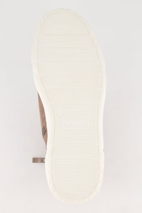 Caprice Leder-Sneaker, hoher Schaft, Zipper, Komfortweite