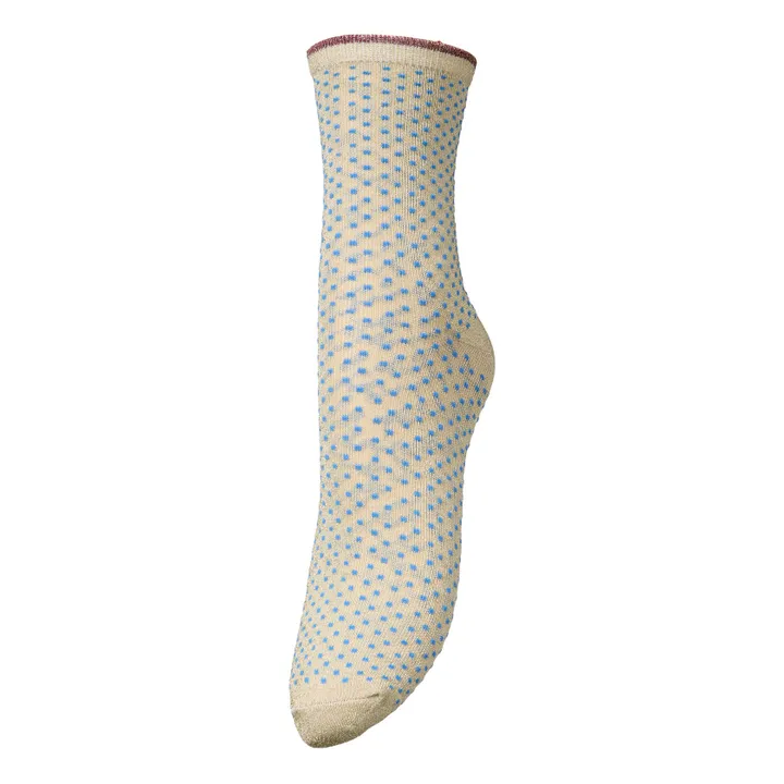 Becksöndergaard Chaussettes Dina Small Dots | Bleu
