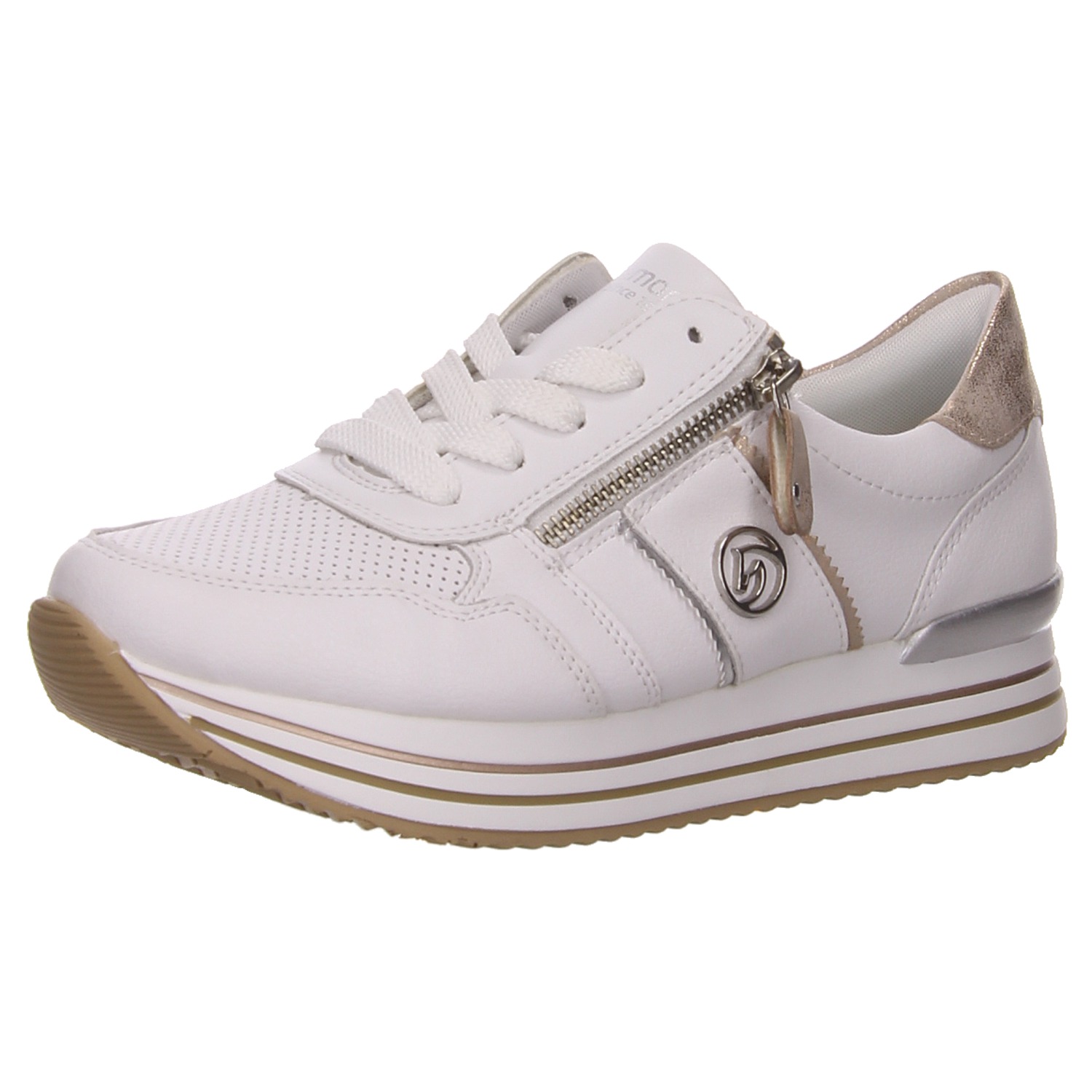 Remonte Sneaker weiß weiss/weiss kombi