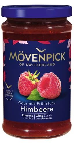Mövenpick Gourmet-Frühstück Himbeeren Fruchtaufstrich