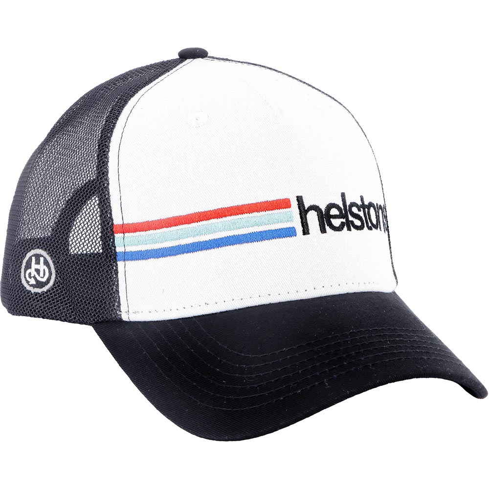 Helstons - Casquette Cars Noir / Blanc