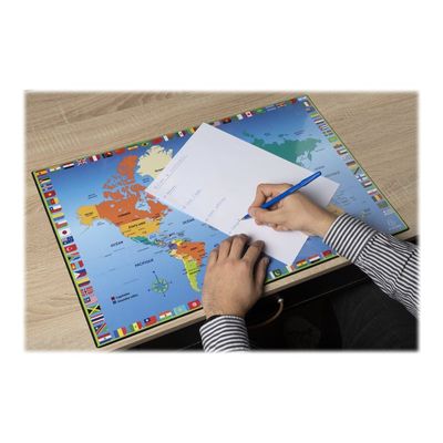 Exacompta - Sous-main PVC - Monde