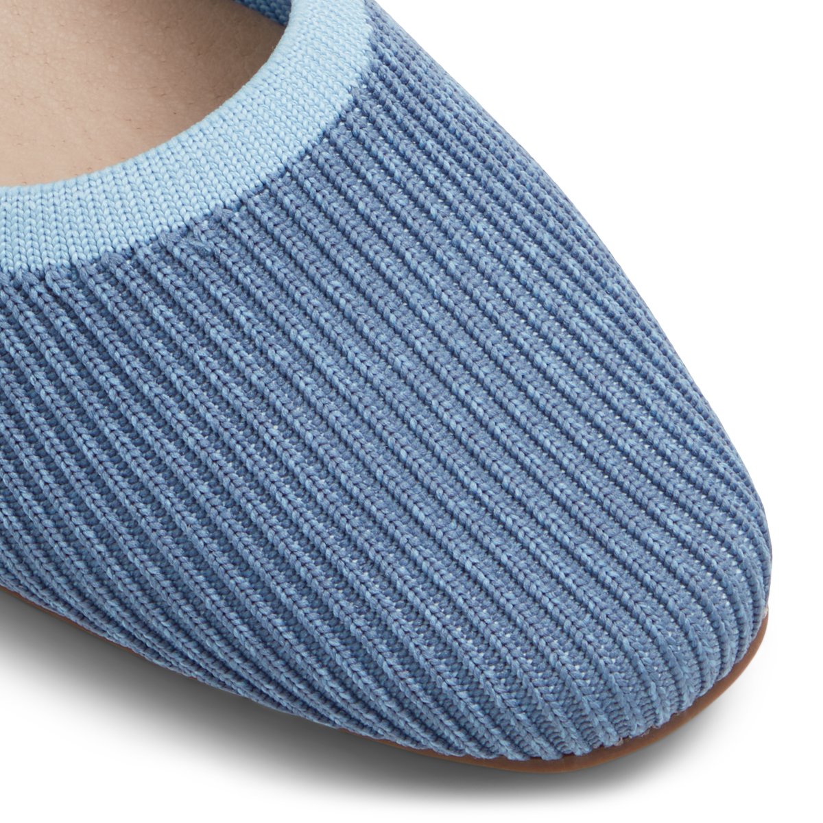 SOLEMATE-Ceawan-Ballerine - Talon plat - Bleu Clair