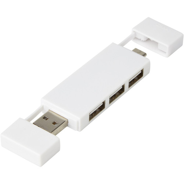 EgotierPro 124251 - Hub double USB 2.0 Mulan