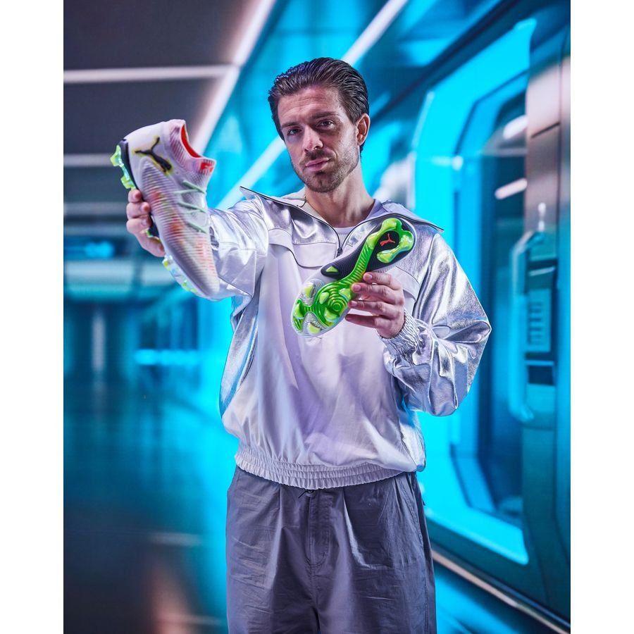 PUMA Future 8 Ultimate FG Launch Edition - Blanc/Noir/Jaune/Vert