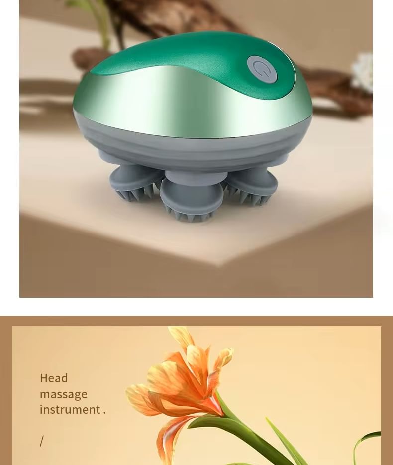 Thalia - USB oplaadbare hoofd- en hoofdhuidmassager