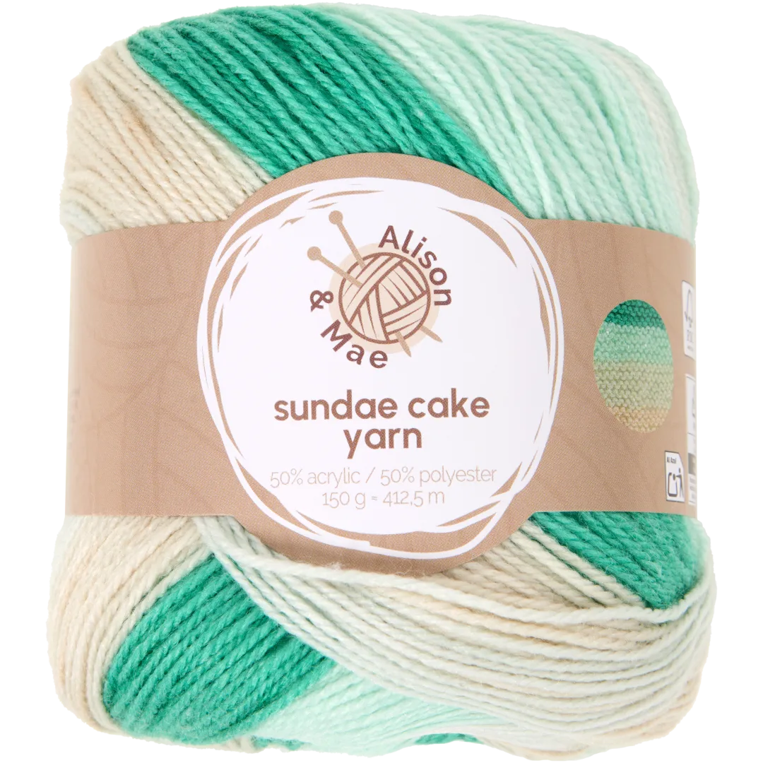 Alison & Mae sundae cake garen 150 gram | diverse kleuren