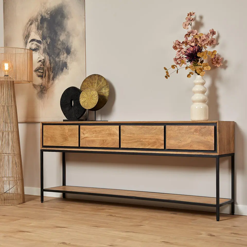 Starfurn - Sidetable RichWood - Bruin - 35x180x76 cm