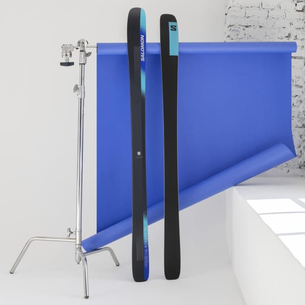 Ski SALOMON STANCE 90 BLACK / TURQUOISE / RACE BLUE