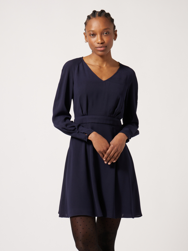 Robe patineuse manches longues