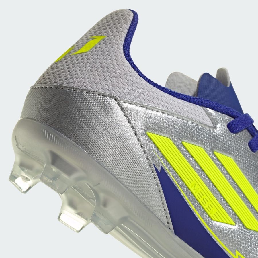 adidas F50 League FG/AG La Vida Rapida - Argenté/Jaune/Bleu Enfant