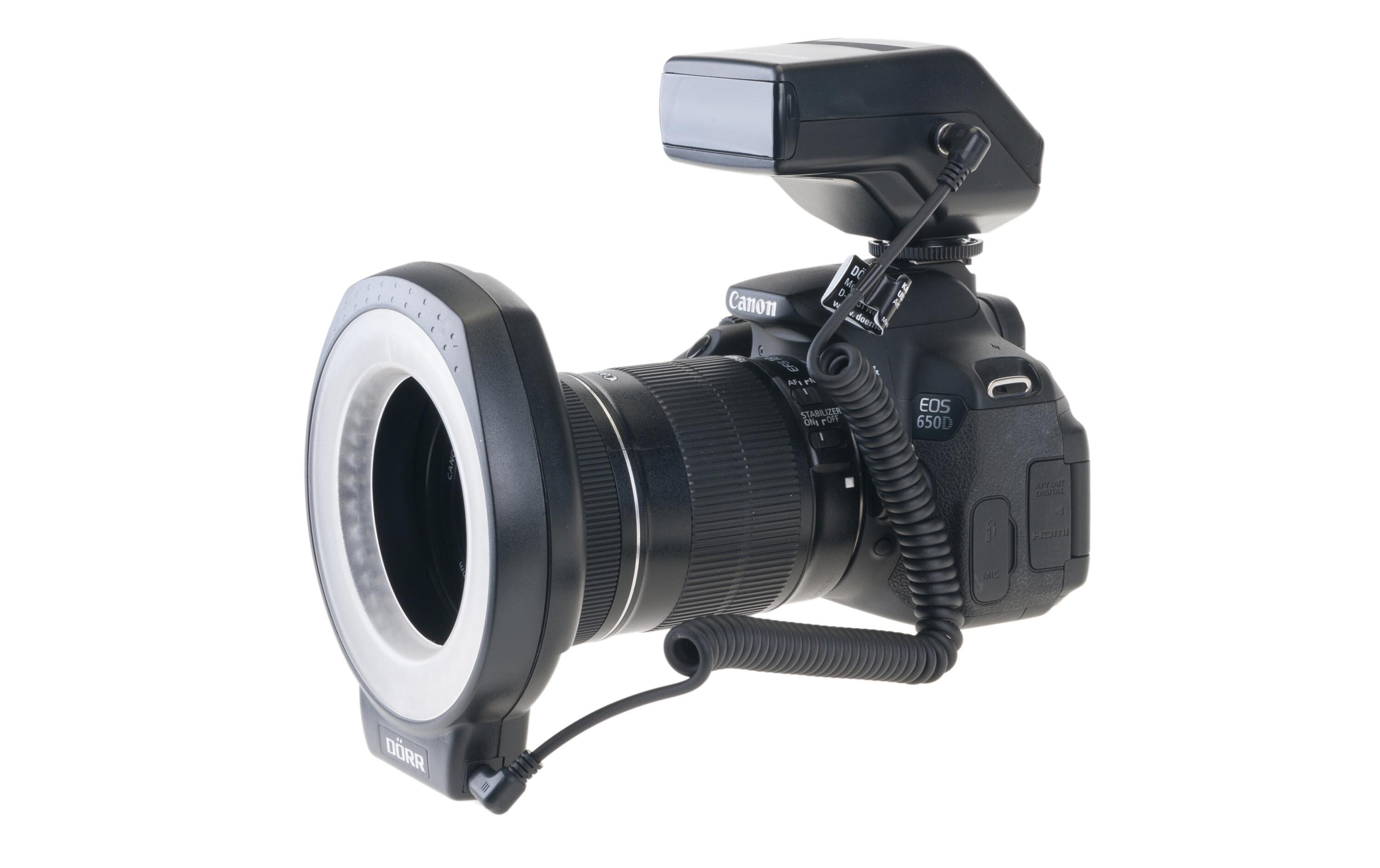 Blitzgerät LED Macro Ultra 80 Ringlicht<br>Makrofotografie mit 80 LEDs