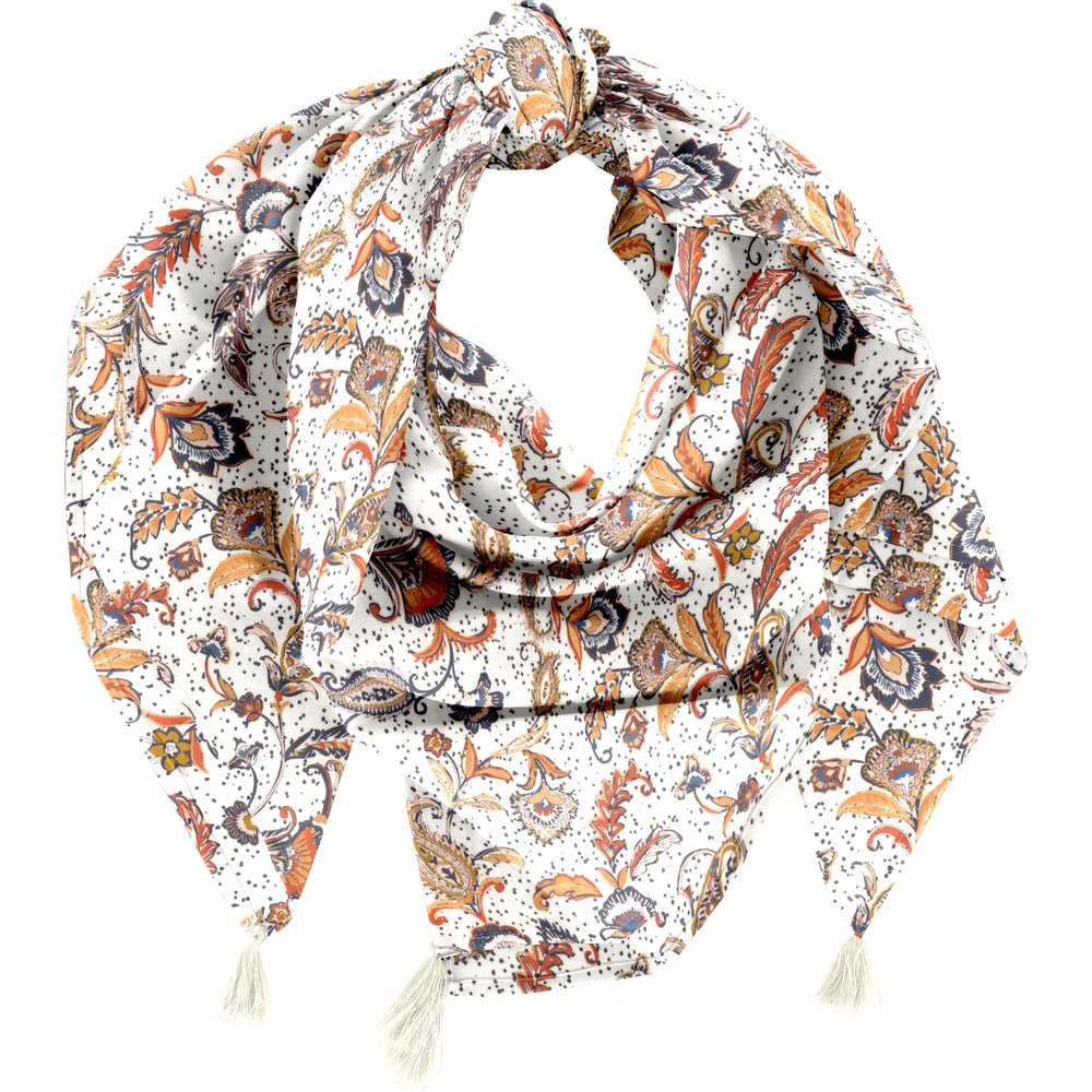 Foulard Pompon Kashmir